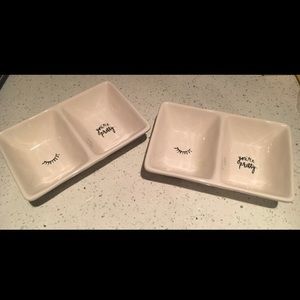 Rae Dunn Divided Trays - Set of 2